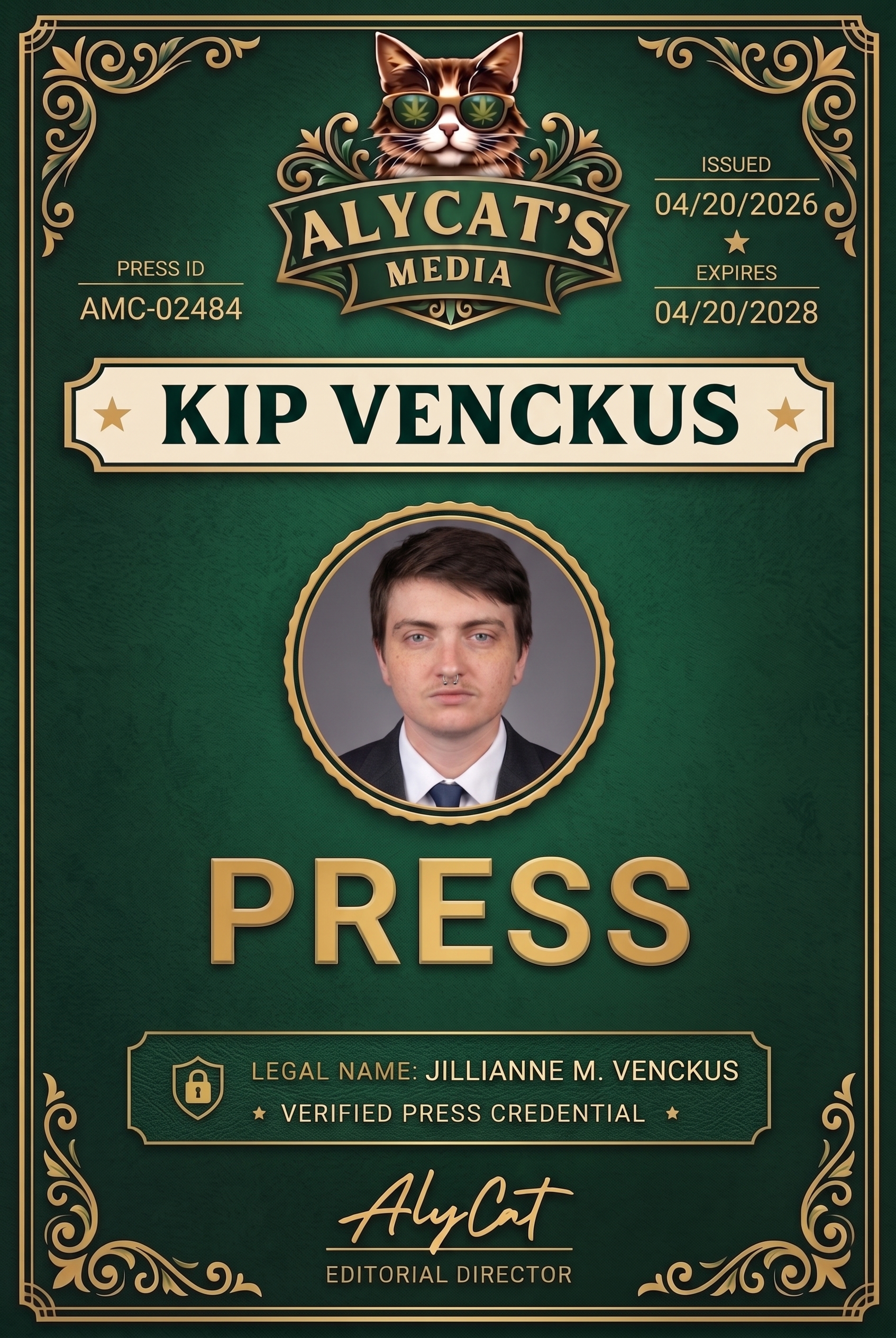 Kip Press Pass Front