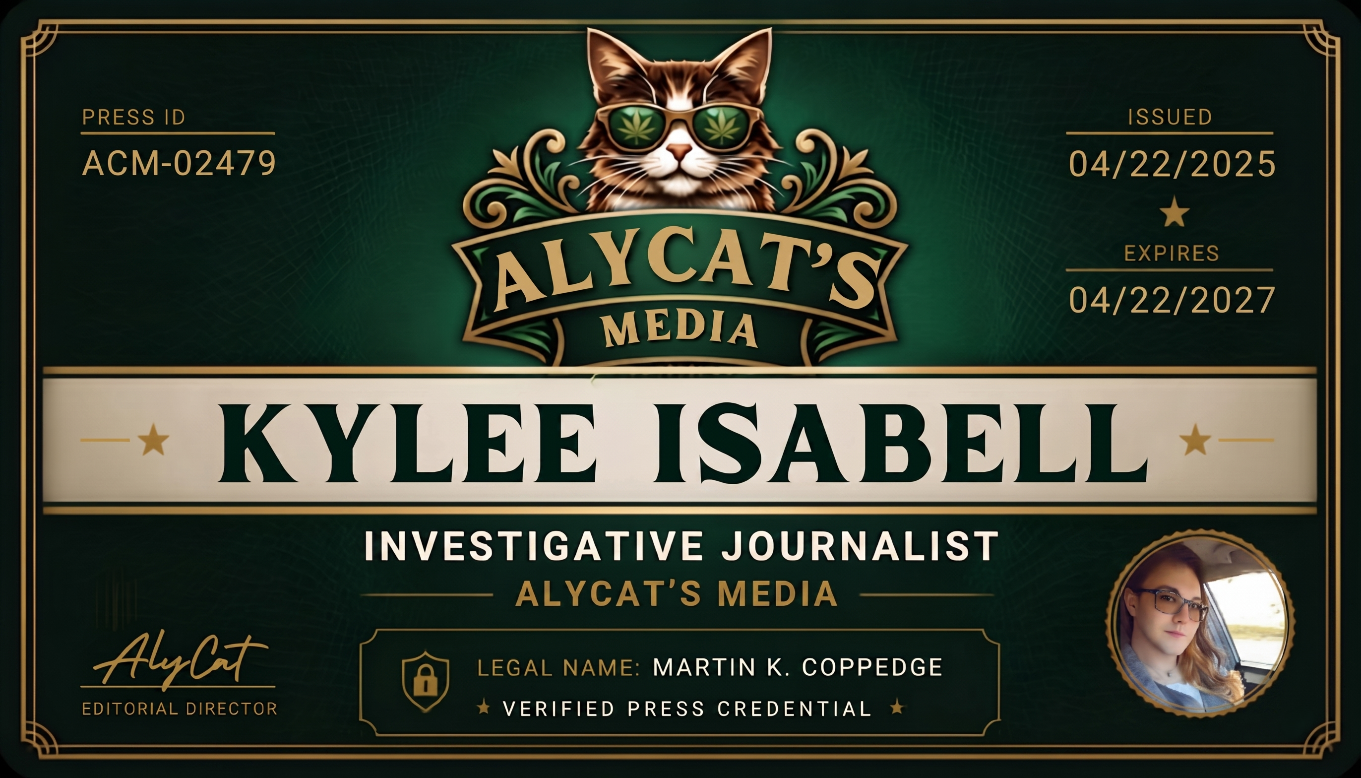 Kylee Press Credential