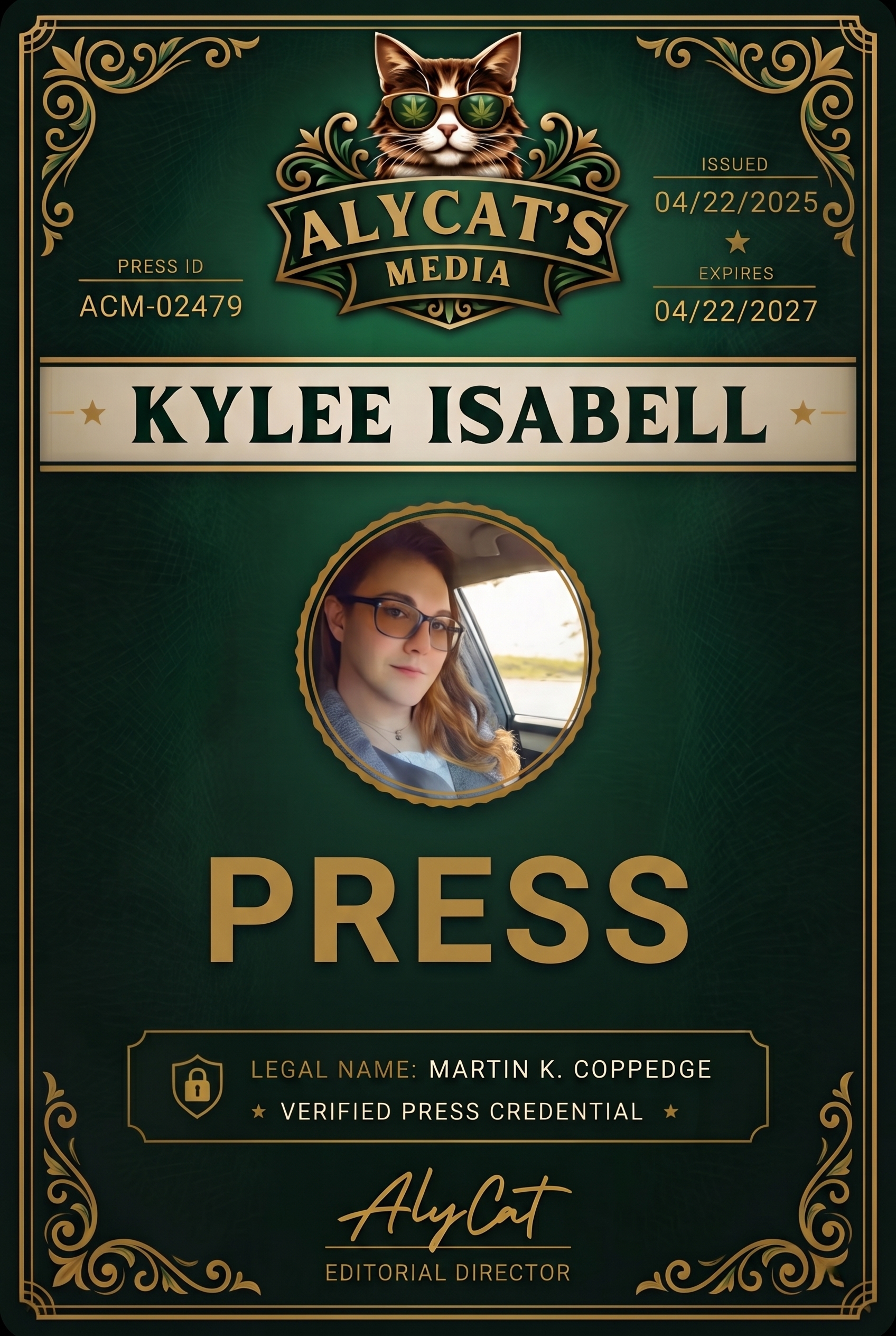 Kylee Press Pass